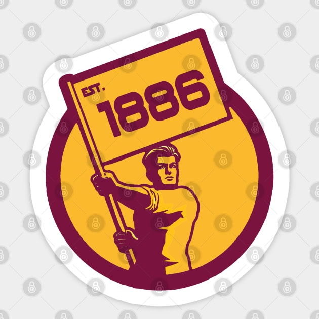 Est. 1886  Motherwell Sticker by Confusion101